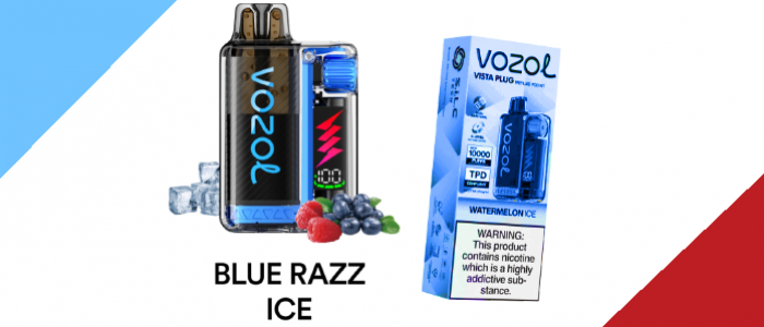 Vozol 20000 blue razz ice Vozol 20000 blue razz ice